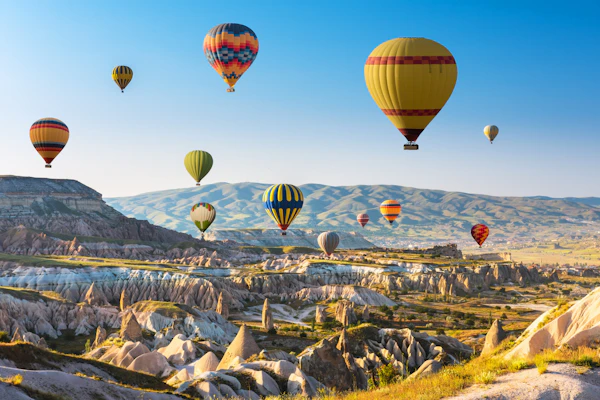 Cat Valley Sunrise Hot Air Balloon Tour with Breakfast & Transfers