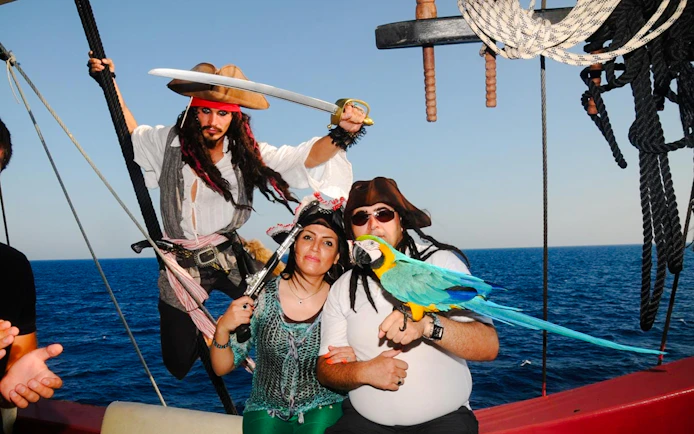Antalya: Lara Pirate-Themed Boat Trip with Lunch