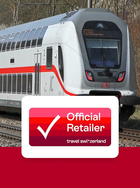 Eurail train traveling through Germany