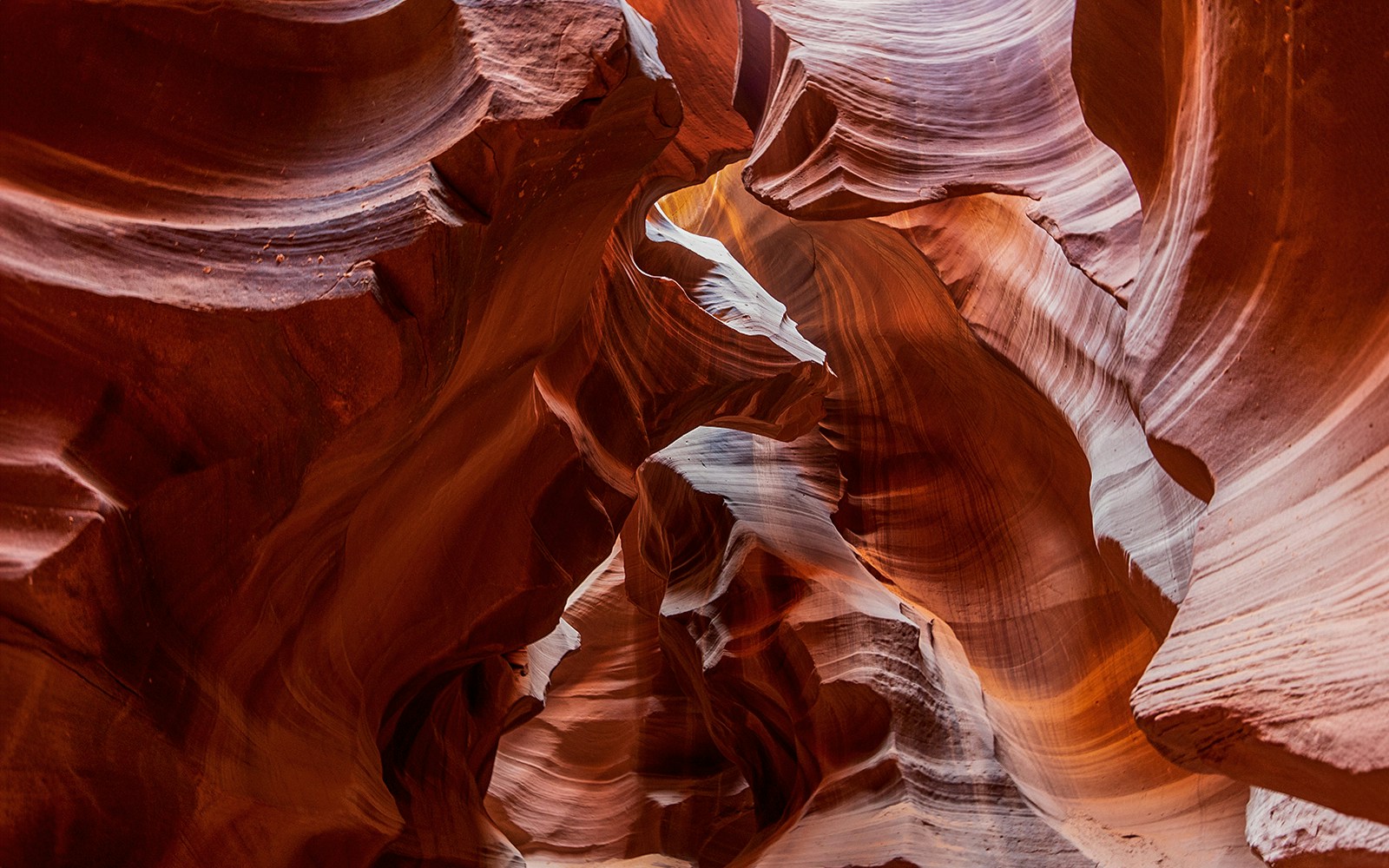 Grupo de turistas explorando el cañón del Antílope superior en un tour por el Cañón del Antílope Estados Unidos