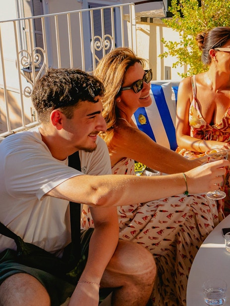 Guests enjoying drinks at the Tipsy Tour in Rome.