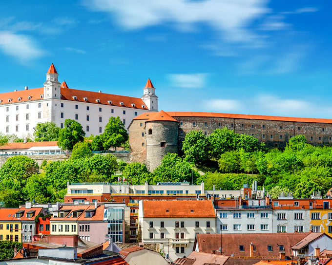 From Vienna: Bratislava Day Trip by Bus & Boat