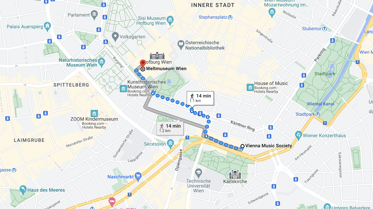 Weltmuseum Wien location