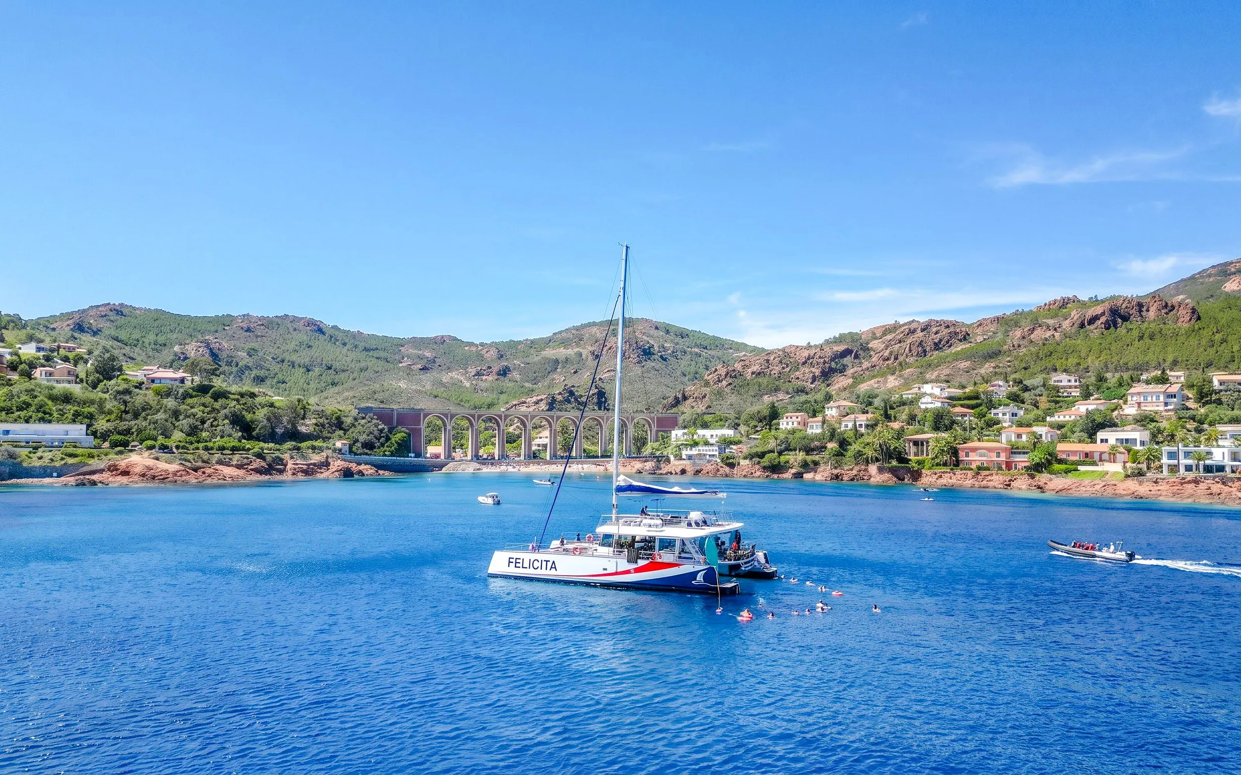 From Nice: Catamaran Snorkeling Cruise