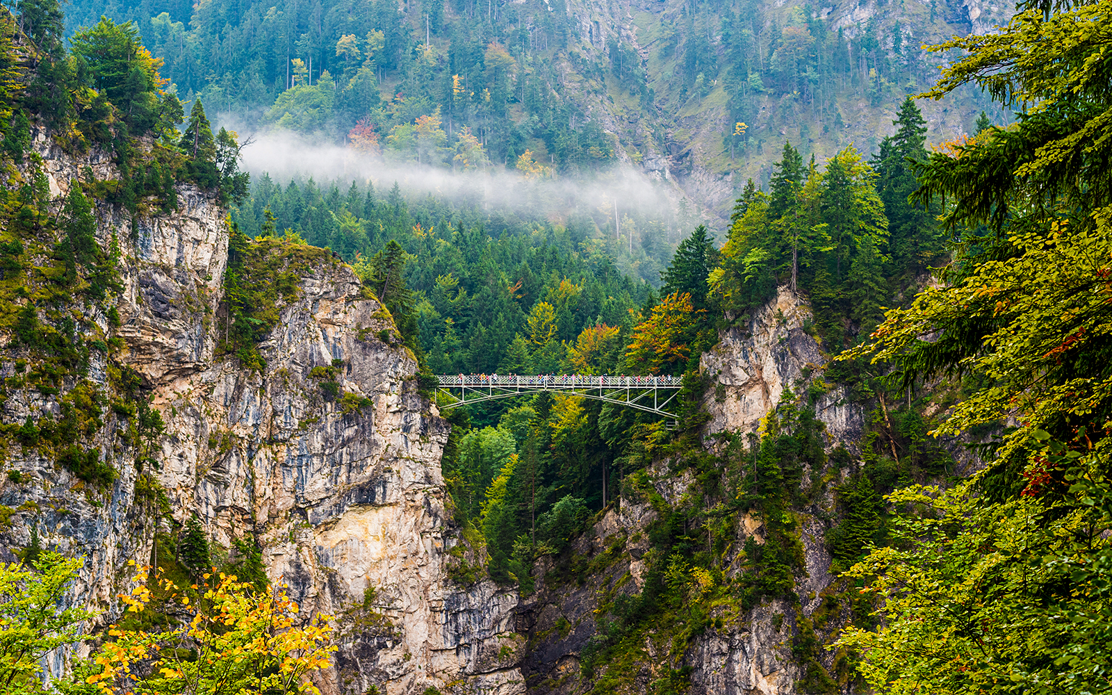 Marienbrucke bridge view