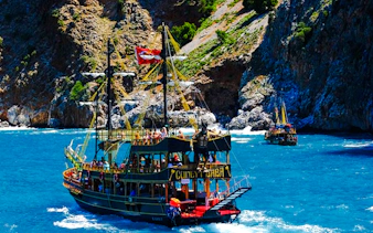 alanya pirate boat tour with lunch and unlimited soft drinks, foam party and round-trip hotel transfers-1