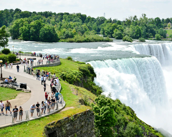 Helicopter Flight Over Niagara Falls