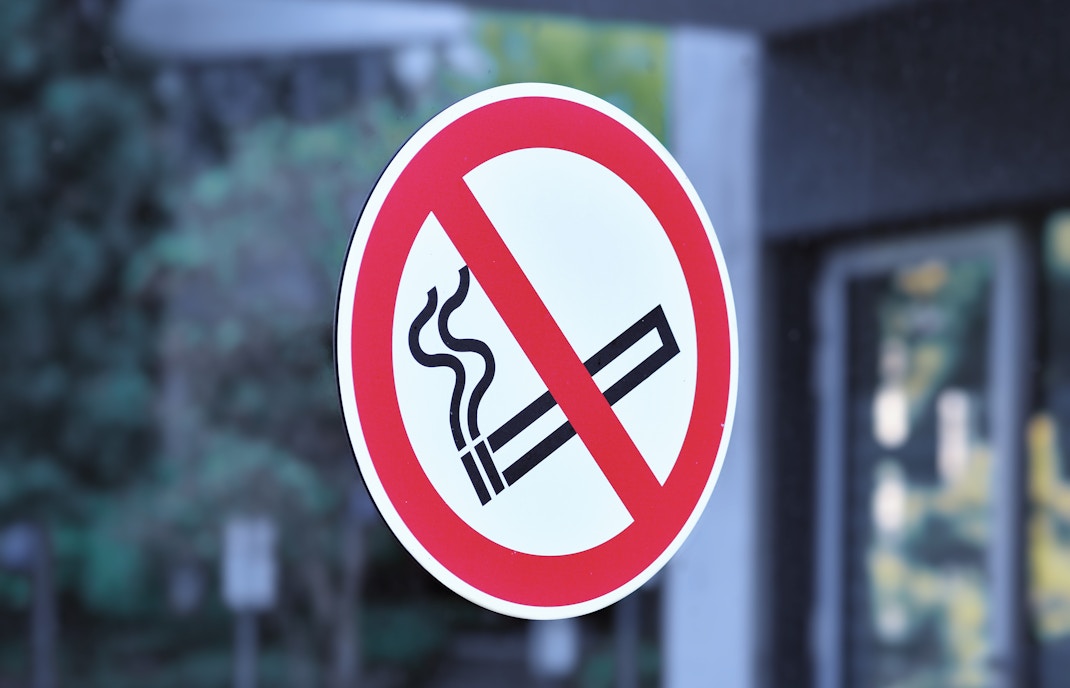 No smoking sign