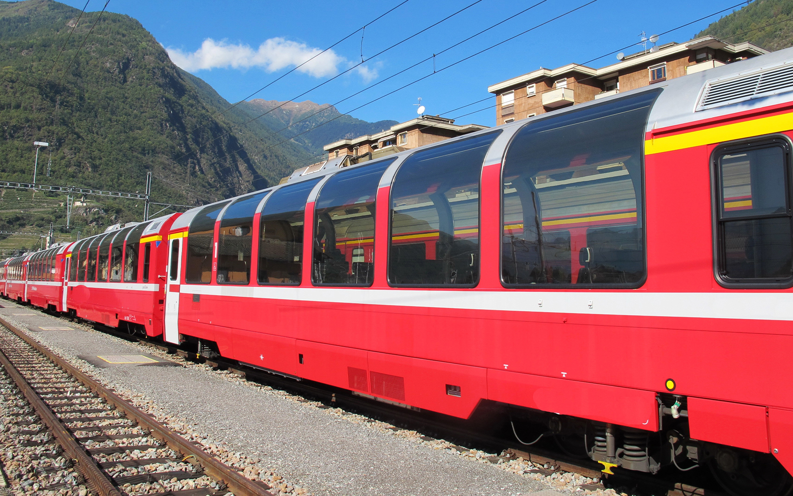 Carriage train Bernina express