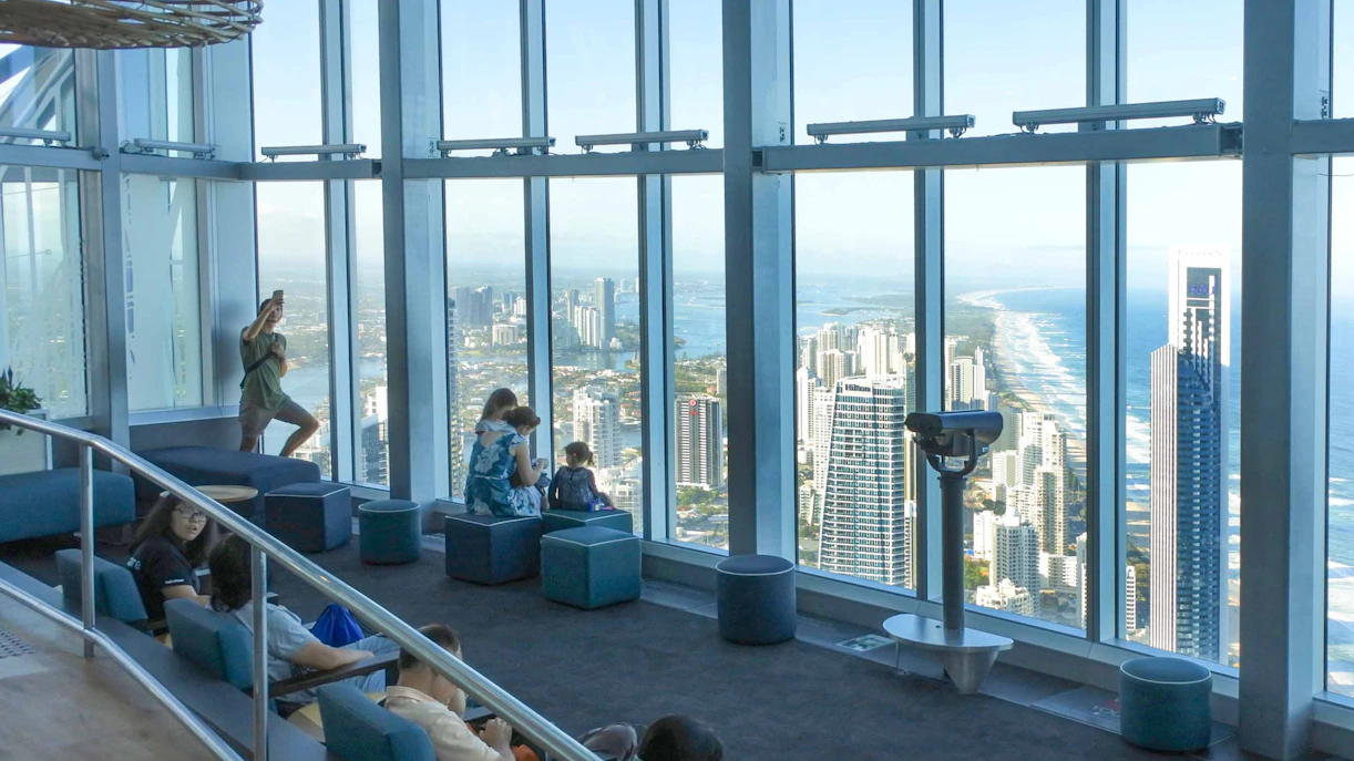 SkyPoint Observation Deck view of Gold Coast skyline, Australia