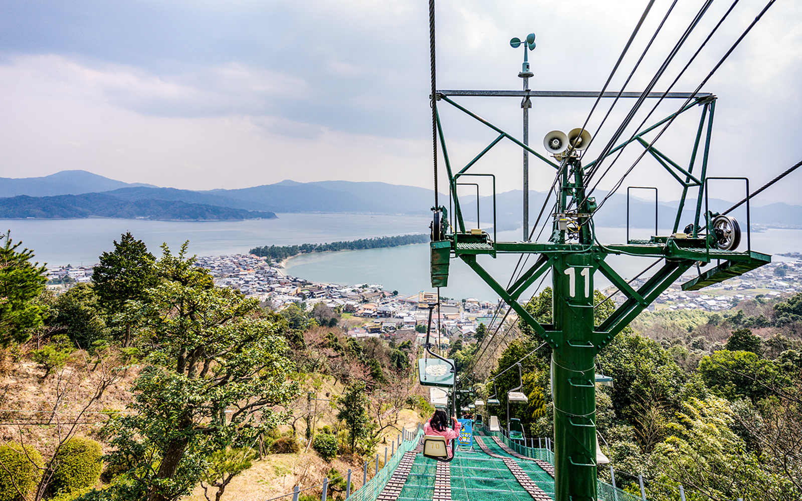 Téléphérique et monorail d'Amanohashidate