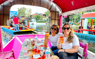 Xochimilco Trajinera Boat Tour with Pulque and Mezcal Tasting