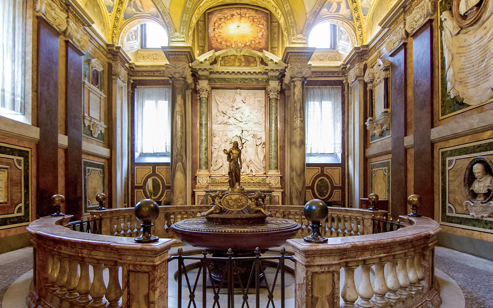 interiors of basilica of st mary major