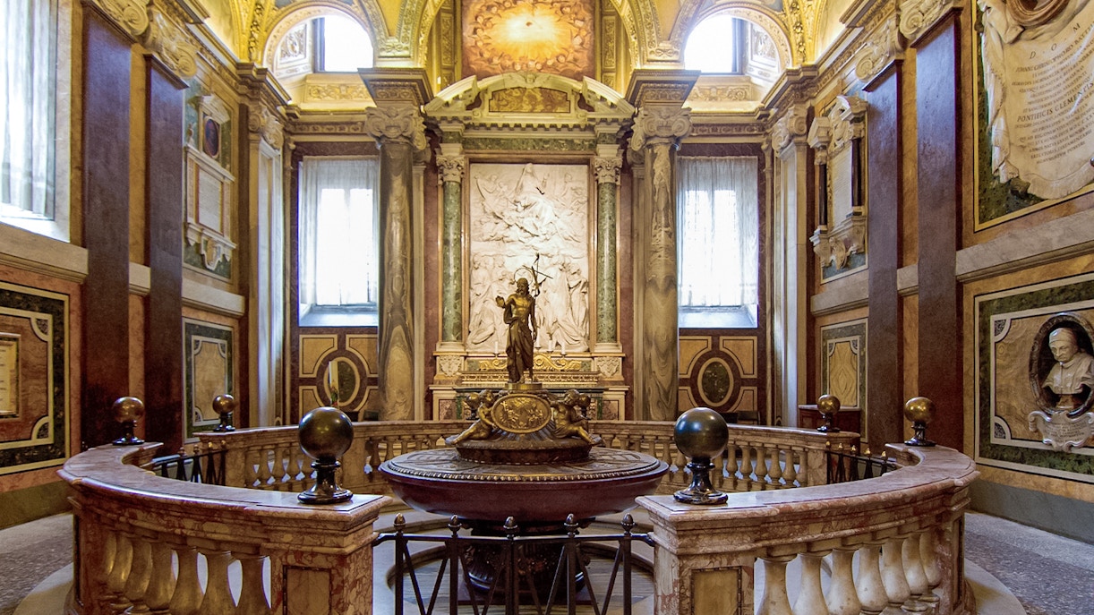 interiors of basilica of st mary major