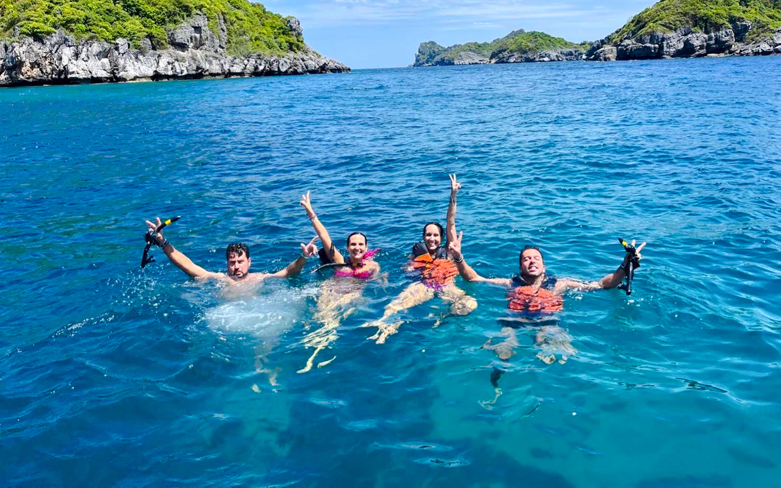 From Koh Phangan: Koh Tao & Koh Nang Yuan Speedboat Day Trip with Snorkeling and Lunch Image 2