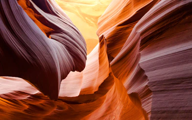 Antelope Canyon's swirling sandstone formations on a small group tour.