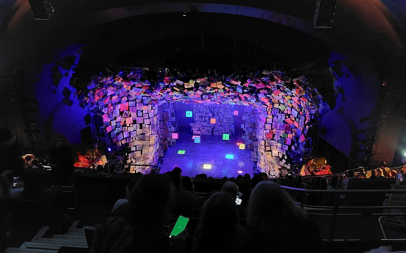 "Section: Upper Circle
Seat: M 21
Date: Feb 28, 2024
Show: Matilda The Musical"