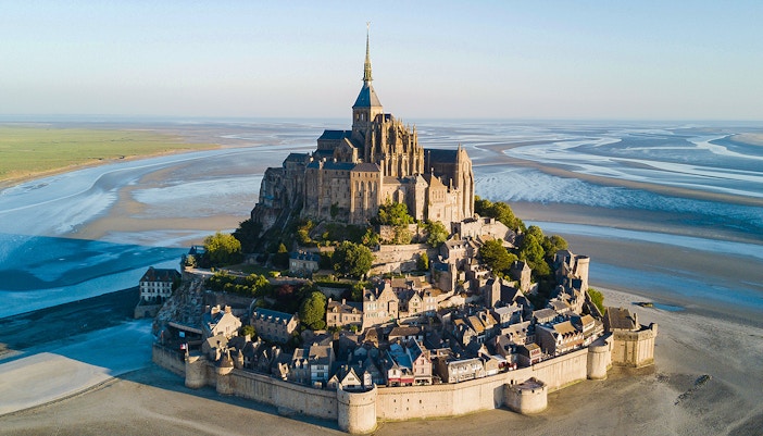 Mont Saint Michel in the early morning