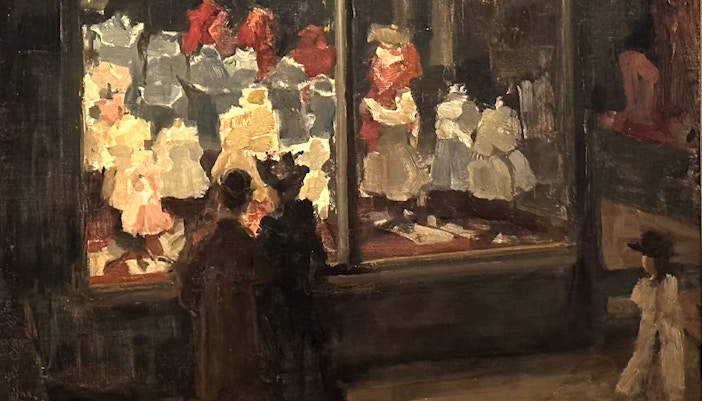Shop Window by Issac Israels at the Rijksmuseum