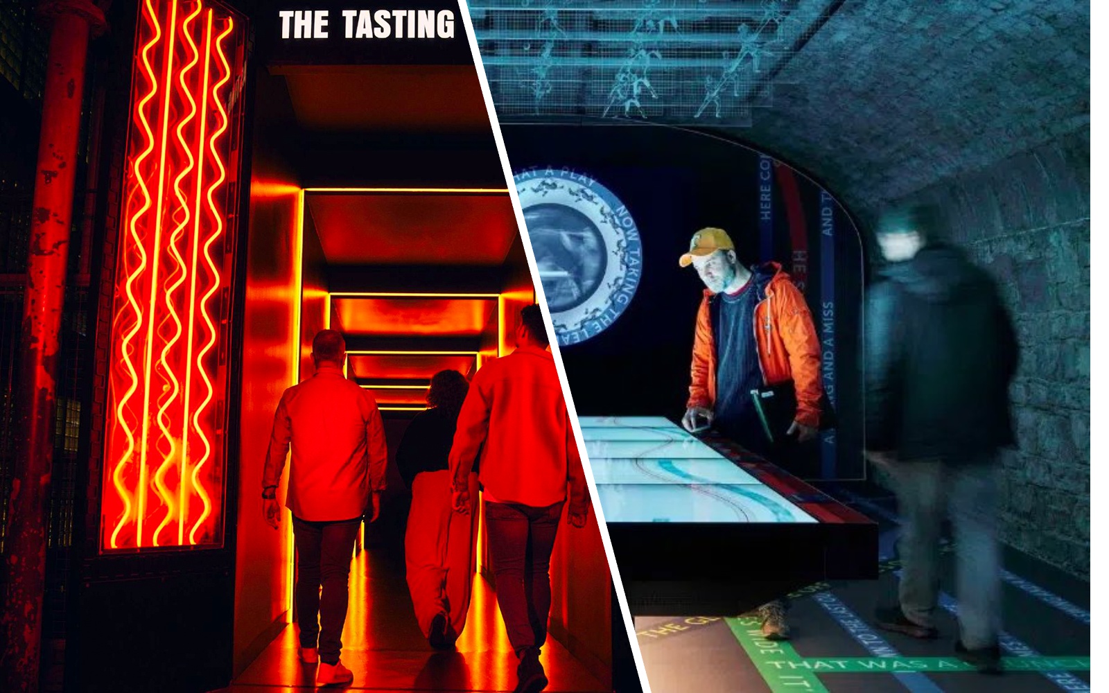 Guests exploring tasting rooms at Guinness Storehouse and EPIC Museum in Dublin.