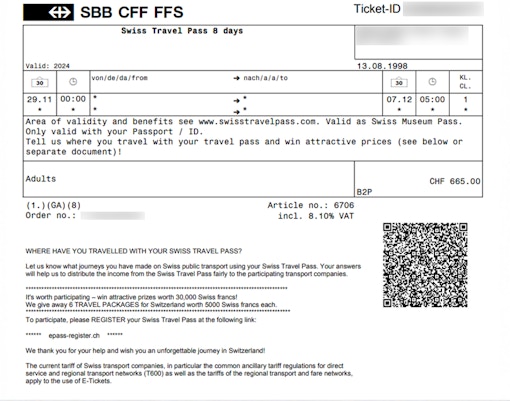 Swiss Travel Pass - Utilisez votre pass
