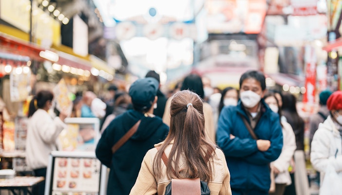 Woman exploring Manifesto Market