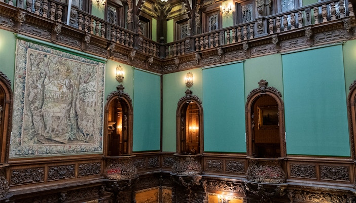 The Hall of Honour - This is a Photograph of crafted woodwork