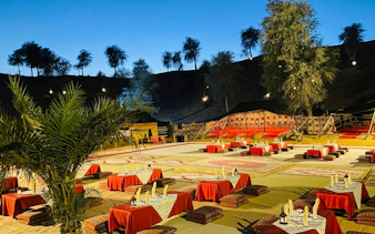 private desert safari at bedouin oasis camp in rak with private jeep-3