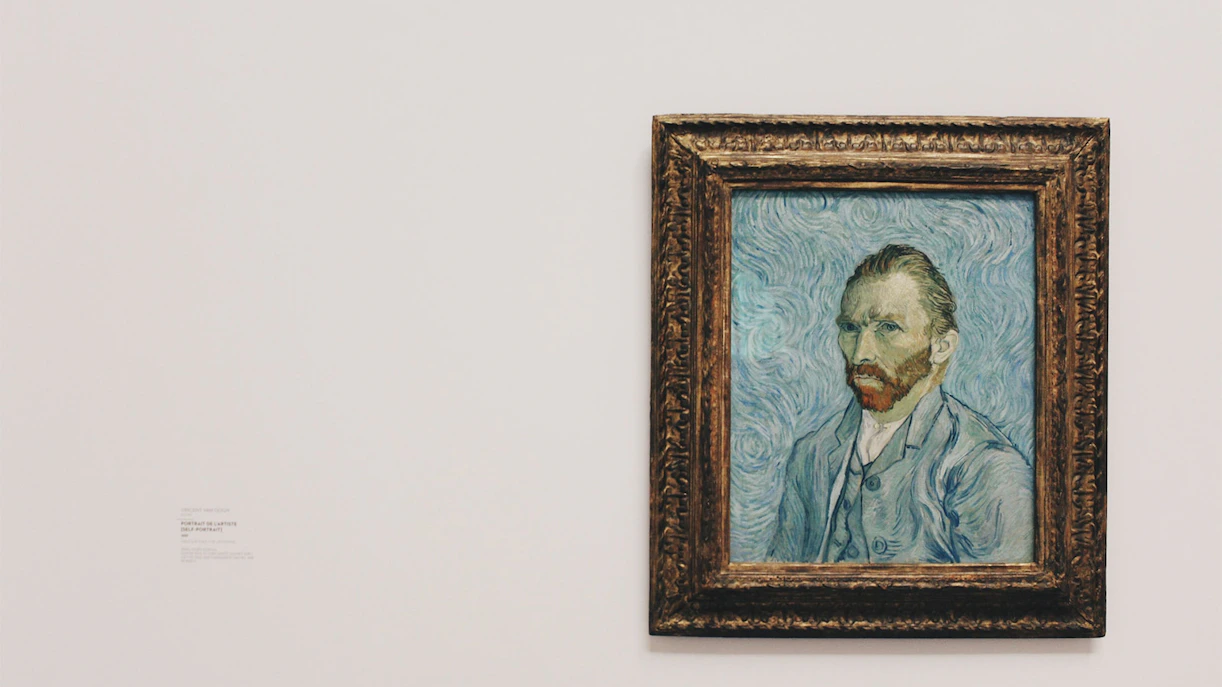 Portrait painting in Musée d'Orsay, Paris.