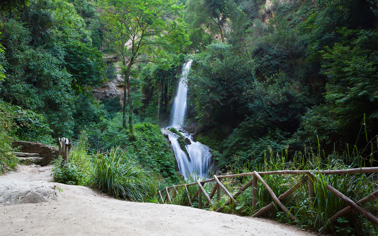 Valley of Hell in Villa Gregoriana