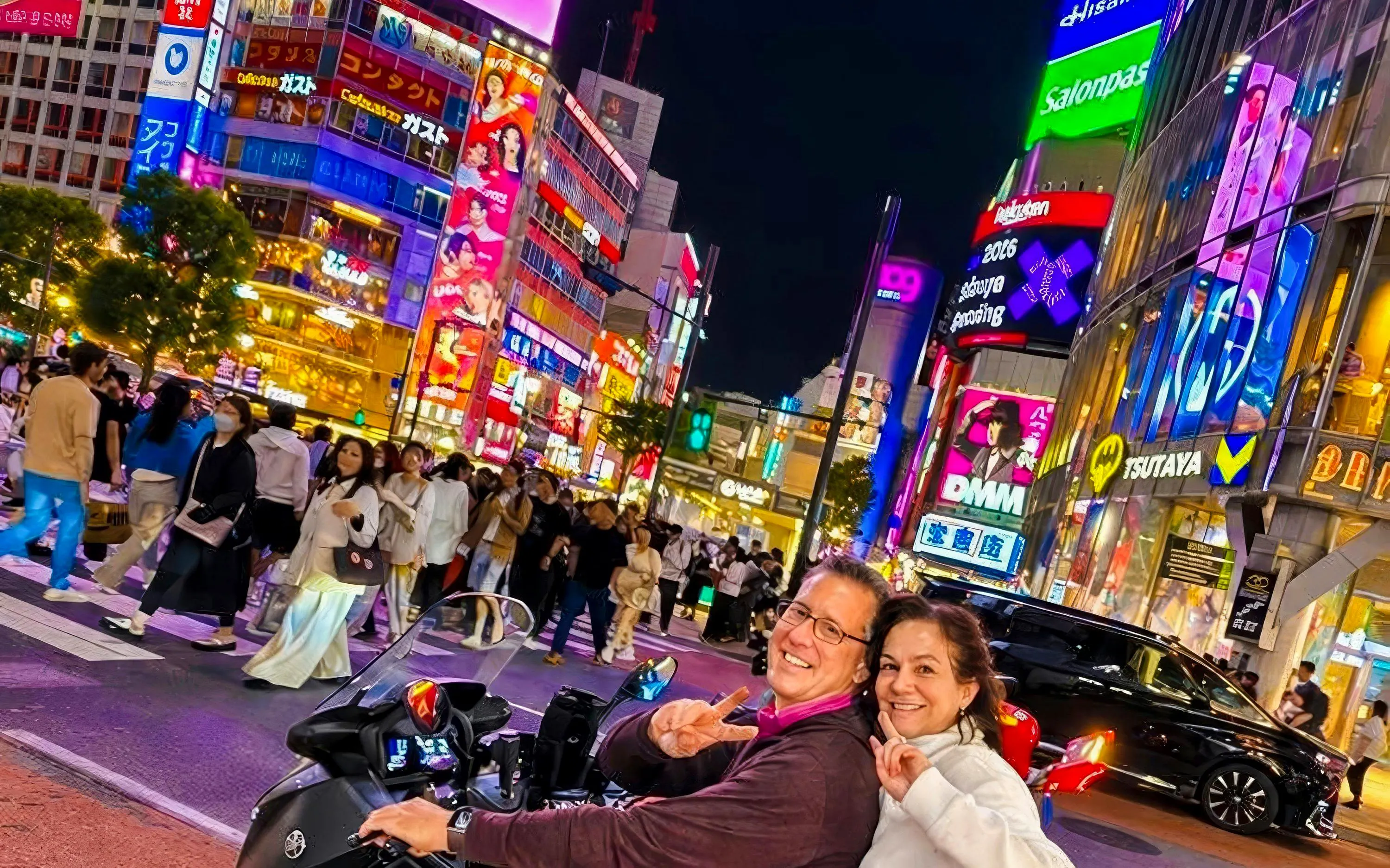 Two-seater Experience throw Tokyo 75 min tour
