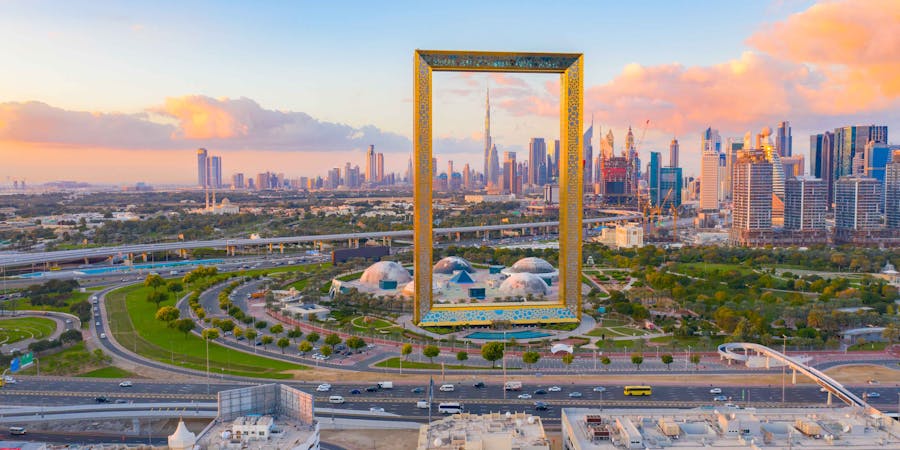 Dubai in february - dubai frame