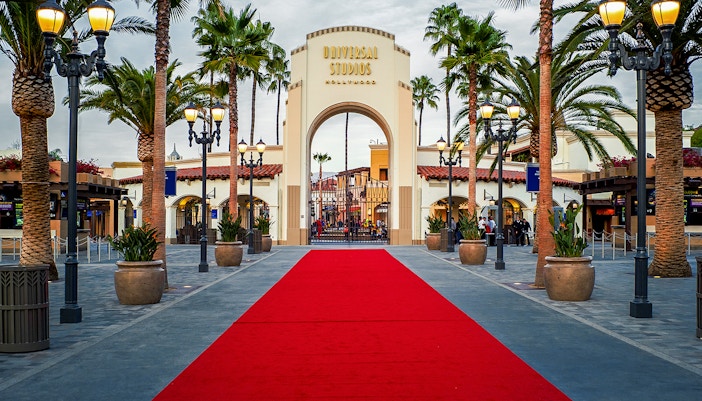 Entrance of Universal Studios Hollywood