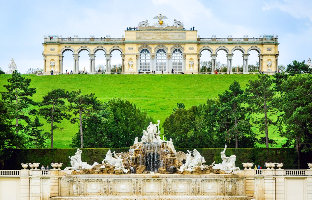 The Neptune Fountain at Schönbrunn Palace, Vienna