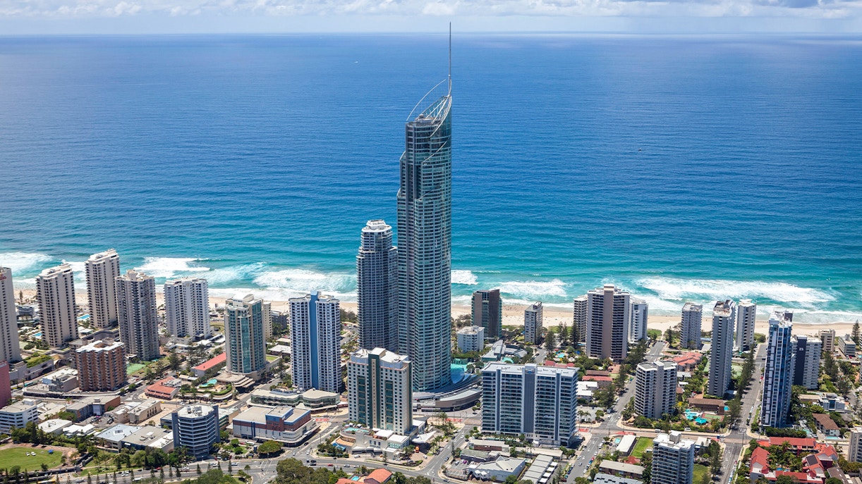 Aerial view of SkyPoint Observation Deck