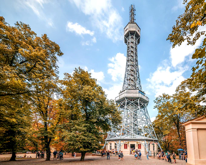 Prague Petřín Tower and Mirror Maze Entry Ticket