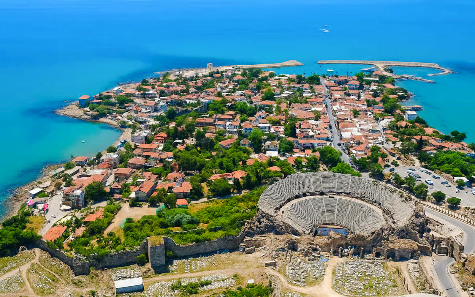 Side: Manavgat River to Island Cruise with Lunch & Hotel Transfers Image 5