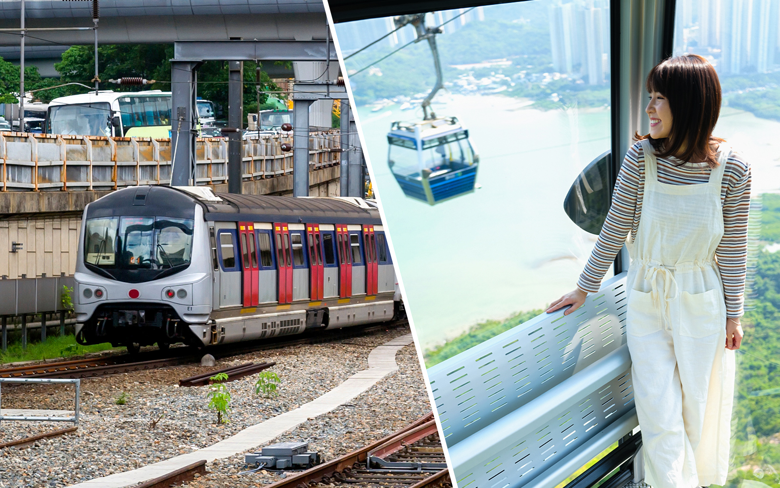 Combo: MTR Tourist Pass + Ngong Ping Cable Car Tickets