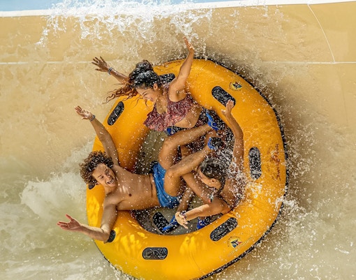 Mekong Rapids - Giant Tire Slide at siam park