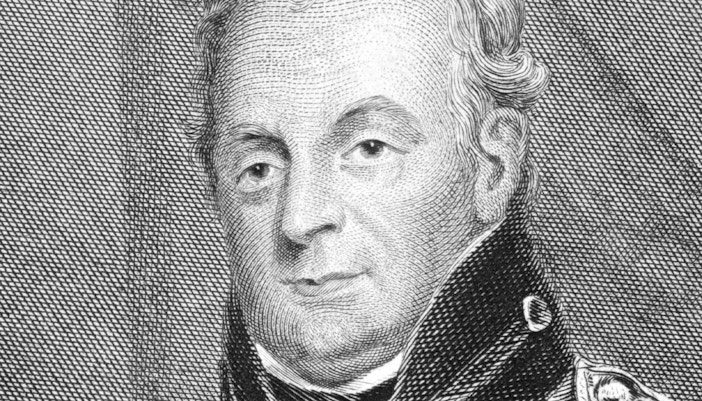 Engraving of a historical figure in formal attire, associated with William IV.