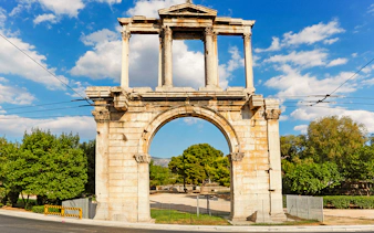 Hadrian's Arch in Athens, part of the Full Day Group Tour with Acropolis and Cape Sounion.