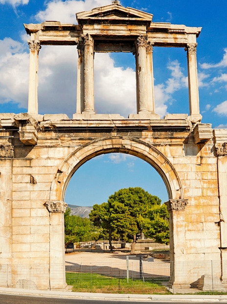 Hadrian's Arch in Athens, part of the Full Day Group Tour with Acropolis and Cape Sounion.