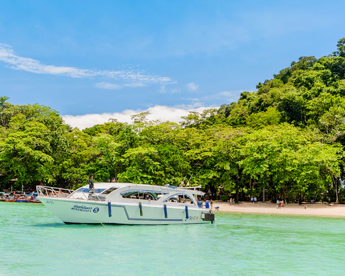 From Krabi: Surin Islands Speedboat Tour with Breakfast, Lunch & Transfers