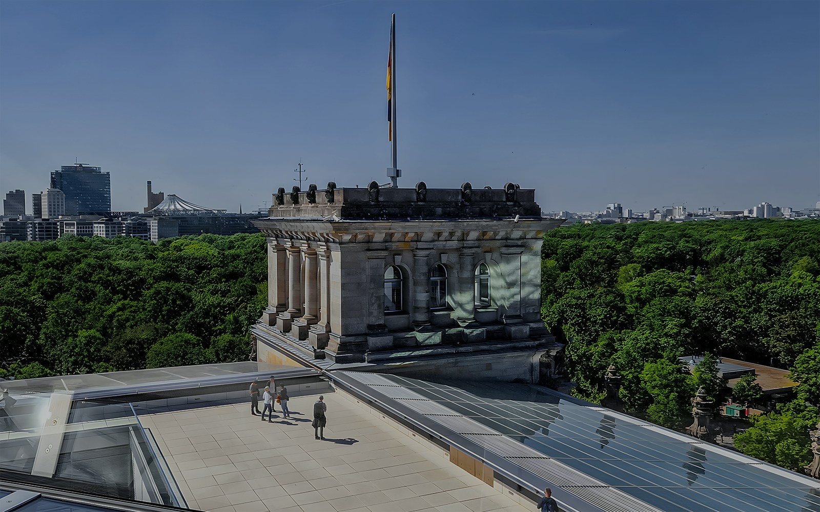 360-degree views of Berlin's skyline from the dome.