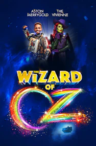 Dorothy and friends on the Yellow Brick Road in the Wizard of Oz musical, London.