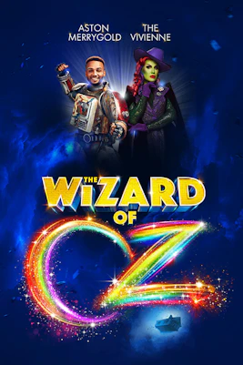 Dorothy and friends on the Yellow Brick Road in the Wizard of Oz musical, London.