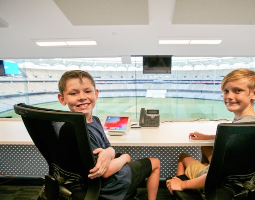media room Optus stadium