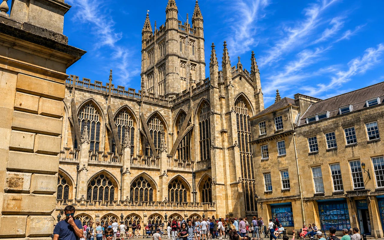 À partir de Londres : excursion d'une journée en petit groupe à Oxford et Bath