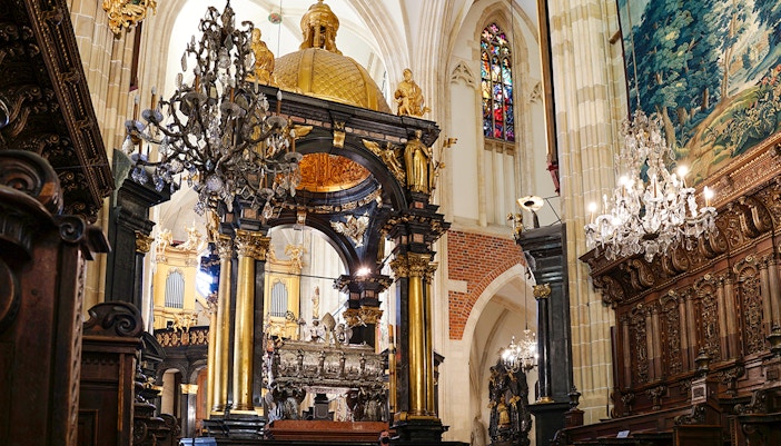 Sarcophagus of St. Stanislaus in Wawel Cathedral