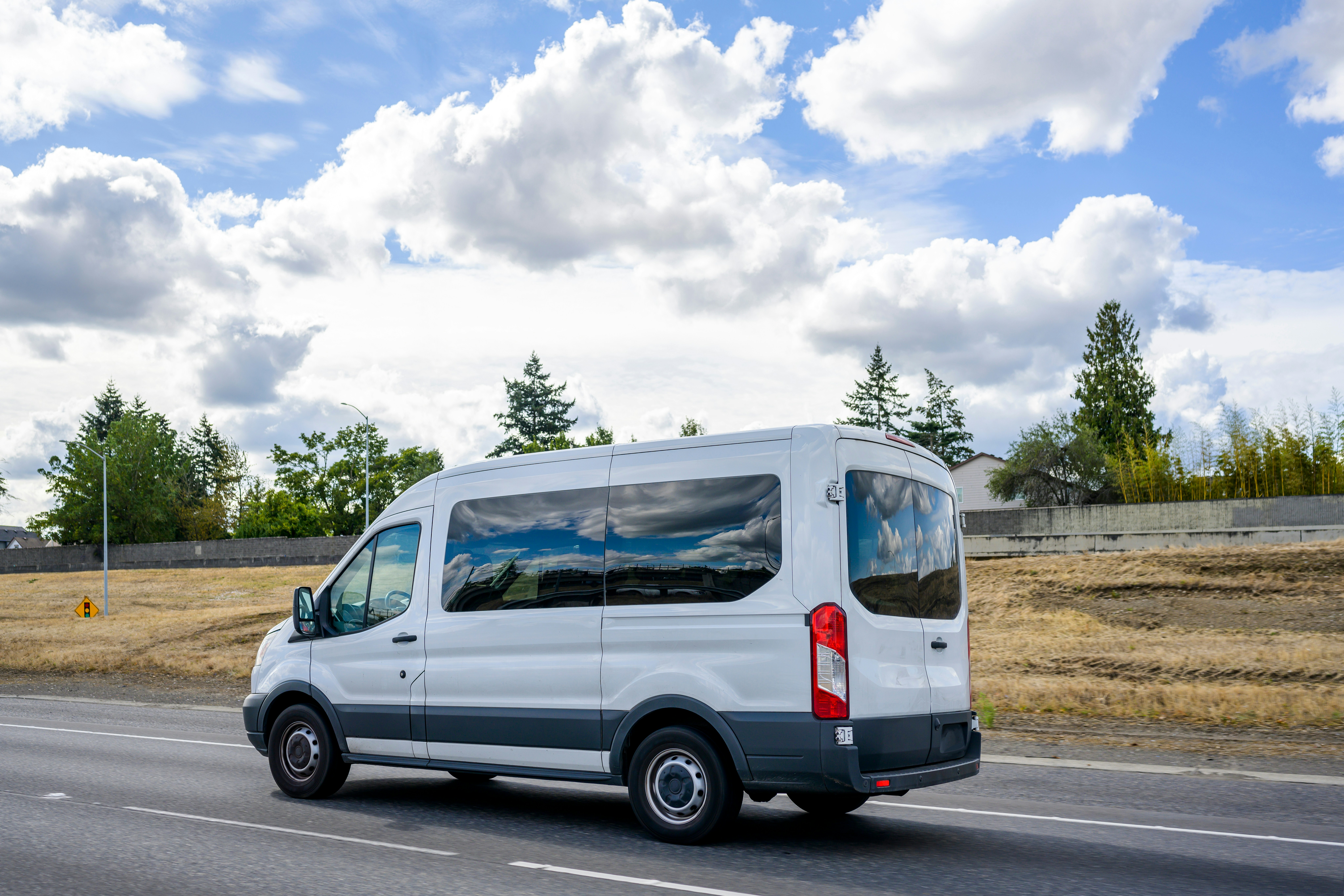 Minivan used for transfers on Kravica Waterfalls and Mostar day trip.